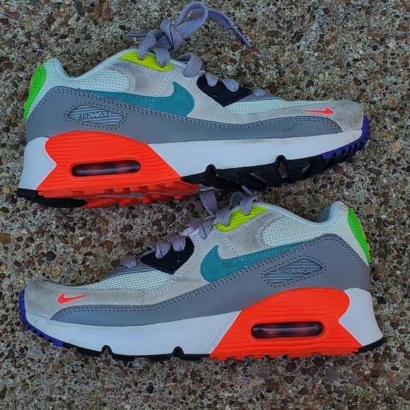 Nike Air Max 90 Evolution of Icons Pearl Grey Summit White Multicolor Youth 1.5 - Picture 1 of 9